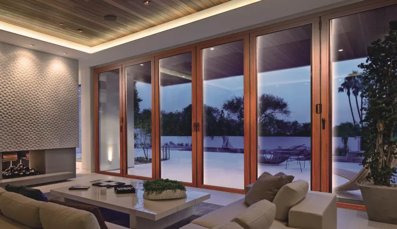 Aluminum Alloy Folding Door With Thermal Insulation