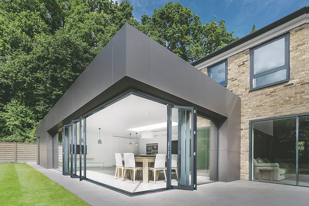 Aluminum Alloy Folding Door With Thermal Insulation